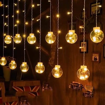 Wish Ball LED Curtain Golden Light_img_4