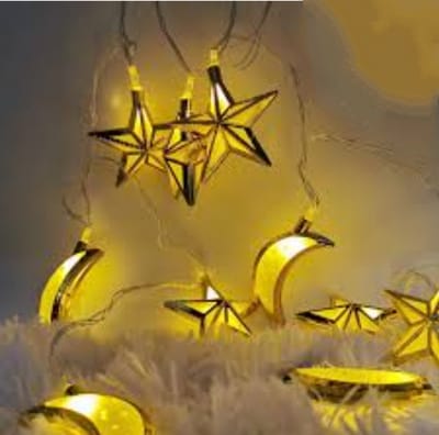 20 LED Golden String Star Fairy Light_img_2