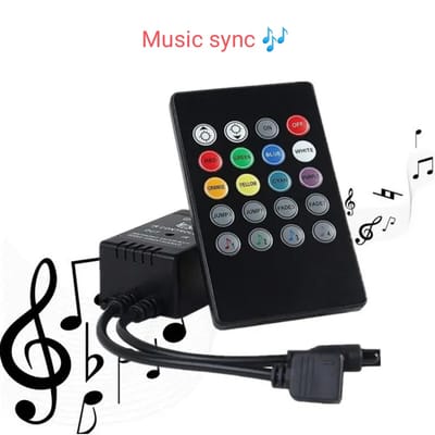 Waterproof 16 Color Music Sync RGB Strip Light 5M_img_1