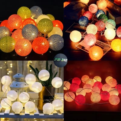 20 LED Cotton Balls Fairy Light_img_0