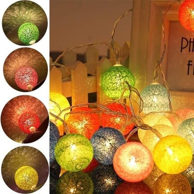 20 LED Cotton Balls Fairy Light_img_2