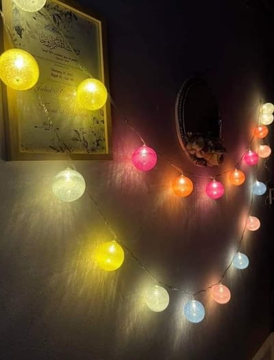 20 LED Cotton Balls Fairy Light_img_3