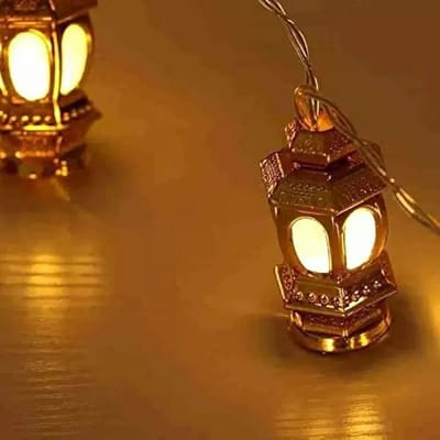 20 LED Golden and Multicolor String Fairy Light_img_2