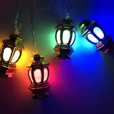 20 LED Golden and Multicolor String Fairy Light_img_3
