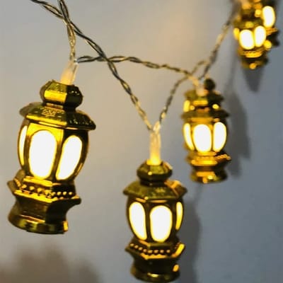 20 LED Golden and Multicolor String Fairy Light_img_4