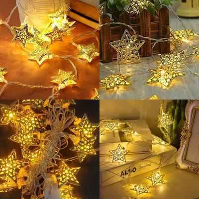 20 LED Metal Star String Fairy Light_img_0