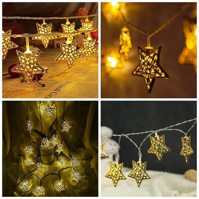 20 LED Metal Star String Fairy Light_img_3