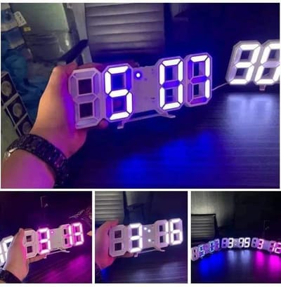 3D LED Digital Alarm Wall  Clock_img_0
