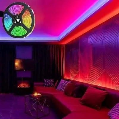 Waterproof 4 Colour RGB Strip Light 5 Meters_img_1