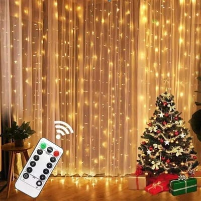 Litehom Fairy Curtain Lights with Remote Control_img_0