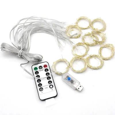 Litehom Fairy Curtain Lights with Remote Control_img_2