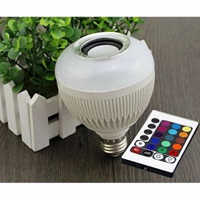 Multicolor LED Music Bulb with Bluetooth Speaker_img_2