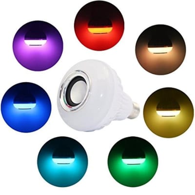 Multicolor LED Music Bulb with Bluetooth Speaker_img_1