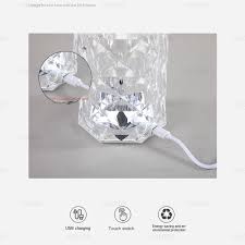 Rose Diamond Crystal Table Lamp 16 Colors RGB Touch & Remote Control_img_7