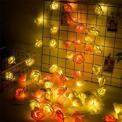 80P Rose LED Pink & White Curtain light_img_6