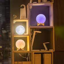 3D Moon Lamp 16 Colors Remote & Touch Control_img_4