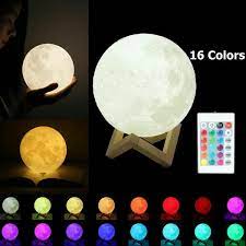 3D Moon Lamp 16 Colors Remote & Touch Control_img_6