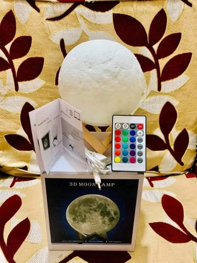 3D Moon Lamp 16 Colors Remote & Touch Control_img_7