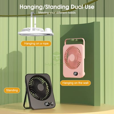 Ultralight Tabletop Low Noise Mini Foldable Portable USB BLDC Fan_img_3