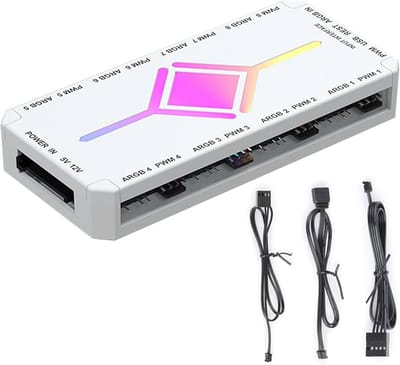 ARGB Controller 5V 3Pin ARGB Fan Hub 9 Port_img_3