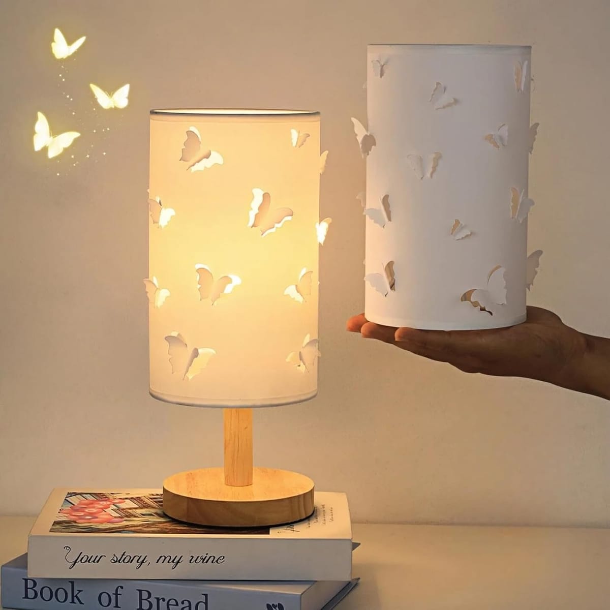 3D Butterfly Cute Princess Lamp