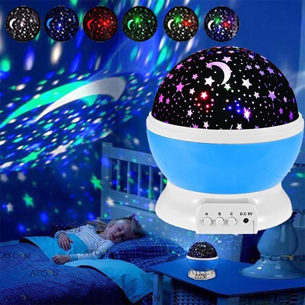 Star Master Rotating Starry Sky Projector Night Light for Children
