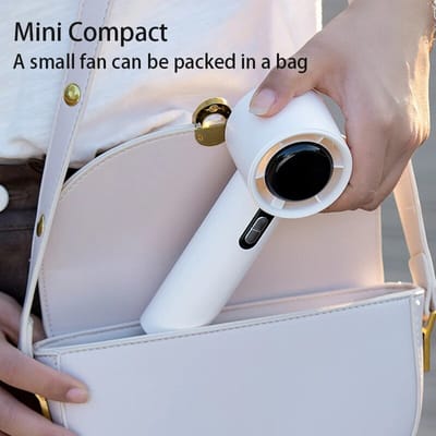 100 Speed Turbo Portable Handheld Rechargeable Mini Fan_img_1
