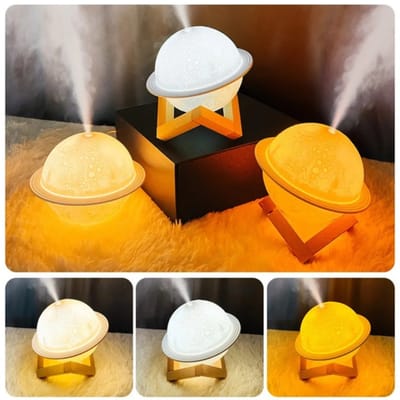 Portable Colorful Ambient Light Planet Humidifier_img_0