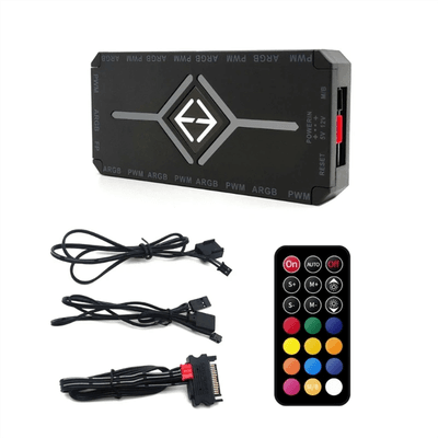 ARGB Controller 5V 3Pin ARGB Fan Hub 9 Port_img_4
