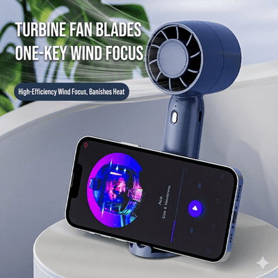 T10 Handheld Rechargeable Turbine Small Fan_img_4