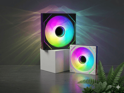 Prism 9pro 12CM silent desktop computer infinite mirror cooling fan ARGB_img_3