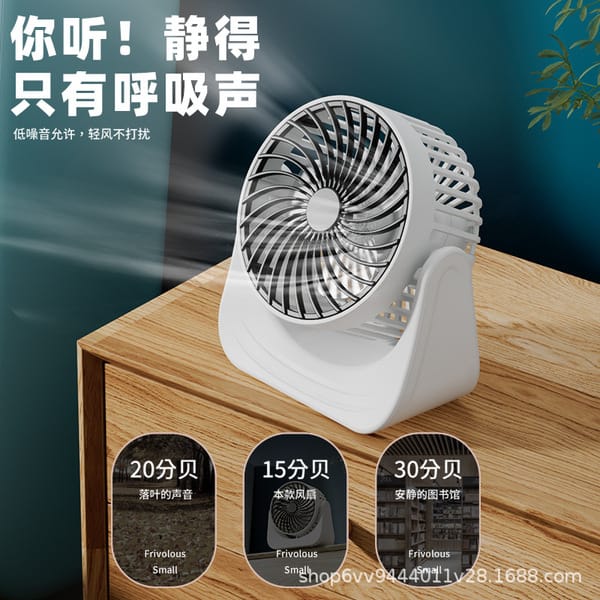 New camping USB long battery life mini highspeed desktop fan