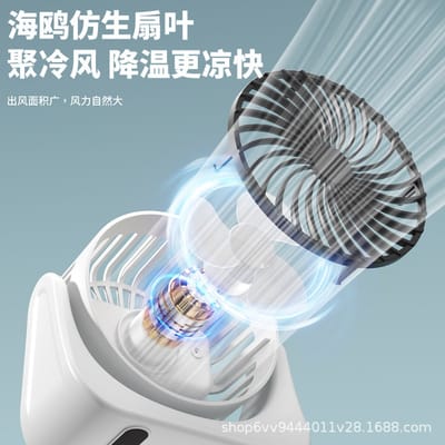 New camping USB long battery life mini highspeed desktop fan_img_2