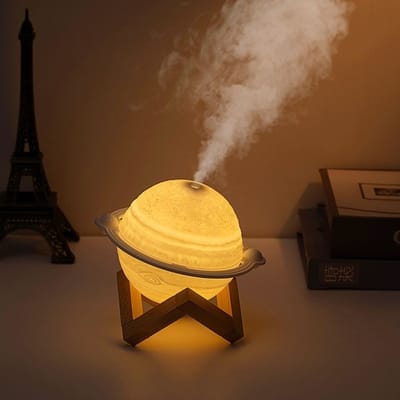 Portable Colorful Ambient Light Planet Humidifier_img_3