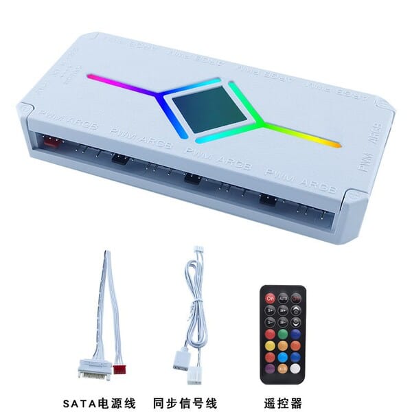 ARGB Controller 5V 3Pin ARGB Fan Hub 9 Port