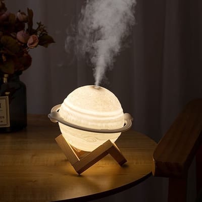 Portable Colorful Ambient Light Planet Humidifier_img_5