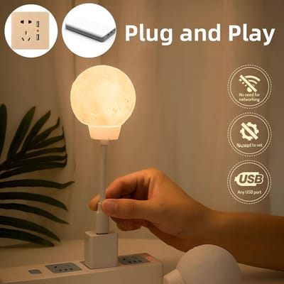 LED Voice Control Smart Moon Lamp 3 Lighting Modes_img_2