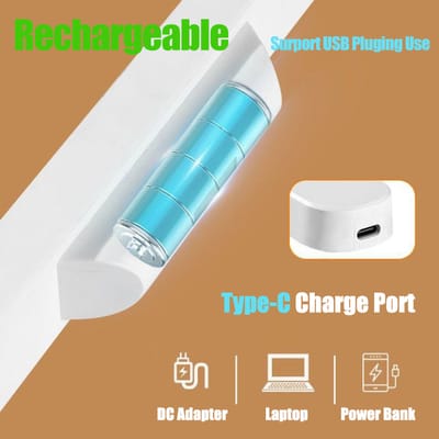 Magnetic LED Rechargeable Desk Lamp Remote & Touch Control_img_6