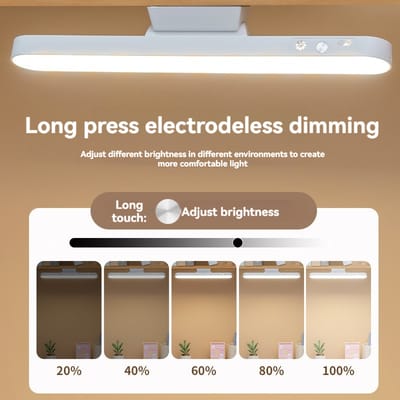 Magnetic LED Rechargeable Desk Lamp Remote & Touch Control_img_5