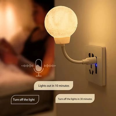 LED Voice Control Smart Moon Lamp 3 Lighting Modes_img_0