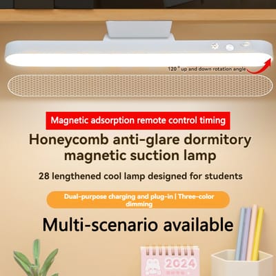 Magnetic LED Rechargeable Desk Lamp Remote & Touch Control_img_0