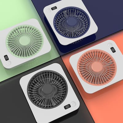 Ultralight Tabletop Low Noise Mini Foldable Portable USB BLDC Fan_img_1