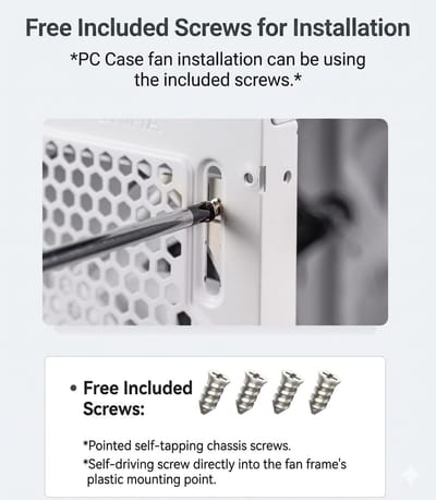 Prism 9pro 12CM silent desktop computer infinite mirror cooling fan ARGB_img_7