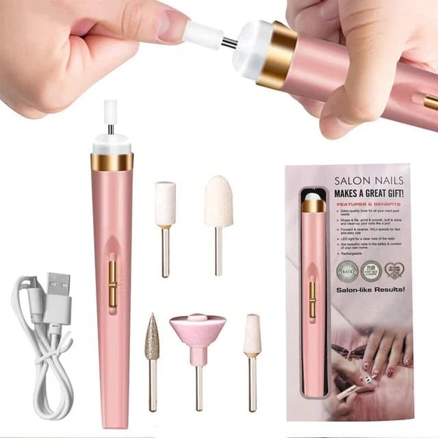 Rechargeable Nail Drill Portable Manicure Pedicure Kit Set