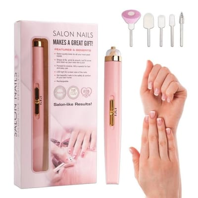 Rechargeable Nail Drill Portable Manicure Pedicure Kit Set_img_3