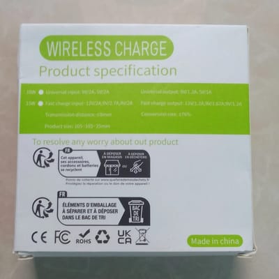 15W Type-Micro USB Wireless Charger Pad Qi Receiver_img_2